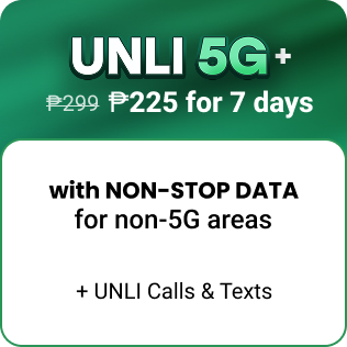 UNLI 5G+ w/ NON-STOP DATA 225